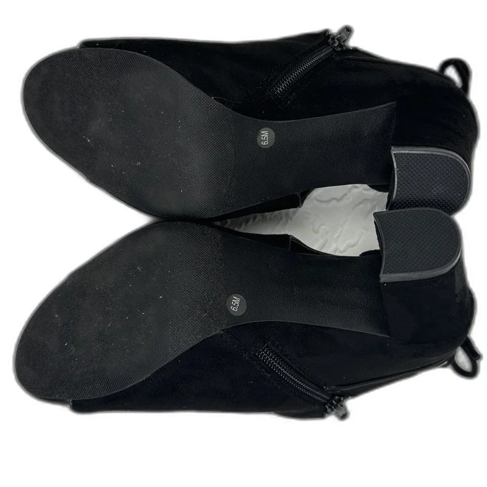 Charter Club Hirah Tie Back Blo black heels - Picture 6 of 8